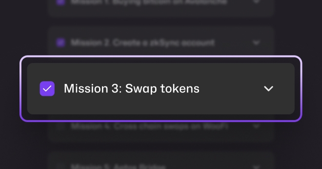 Complete missions to qualify