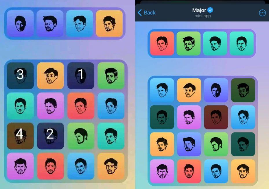 Major Telegram crypto game