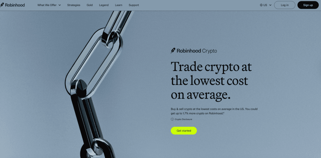 Robinhood crypto exchange