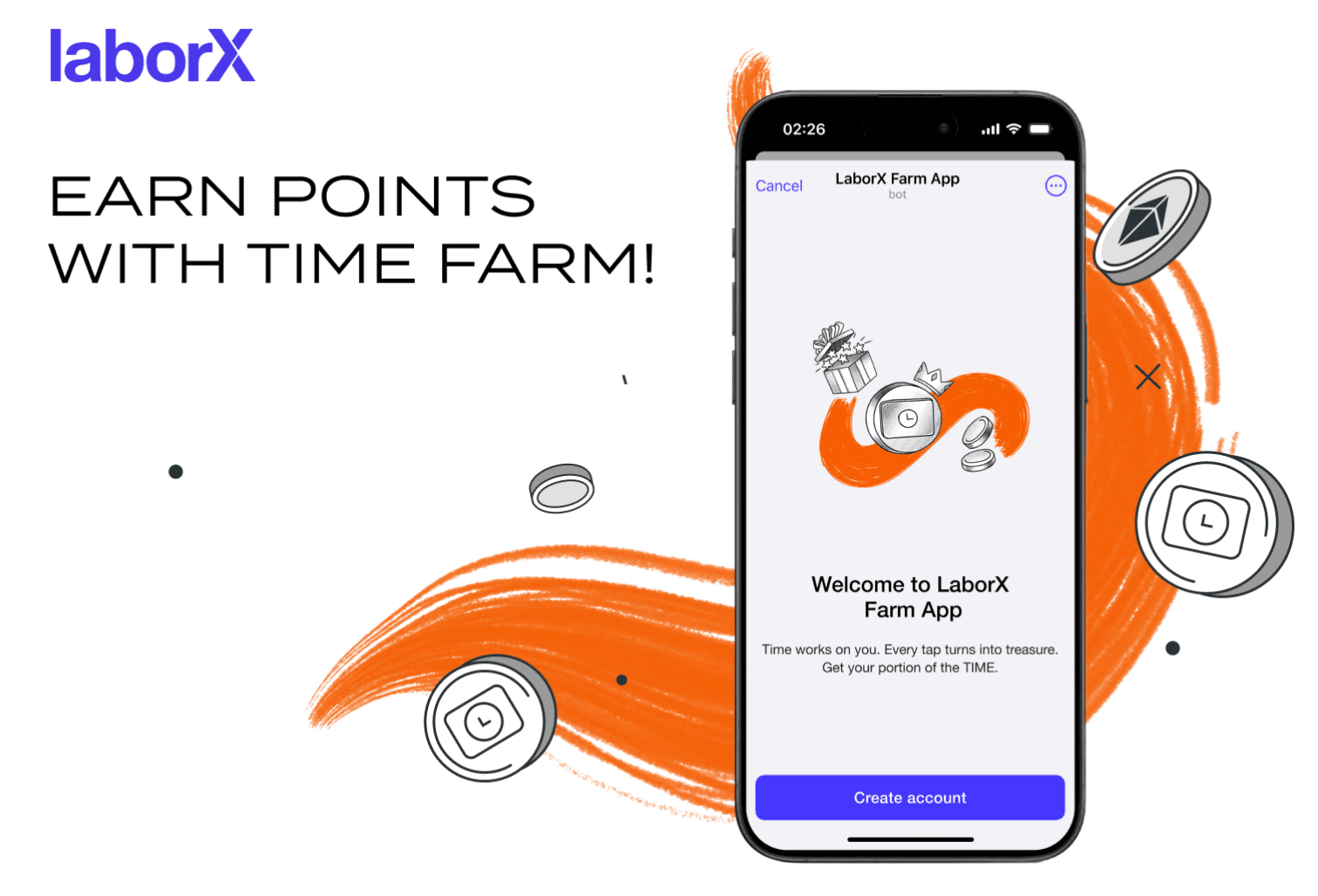 Time Farm Telegram crypto game