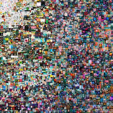 The composite by Beeple that sold for $69.3 million