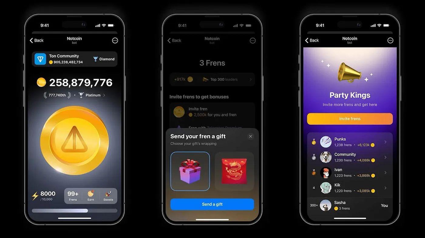 Notcoin Telegram crypto game